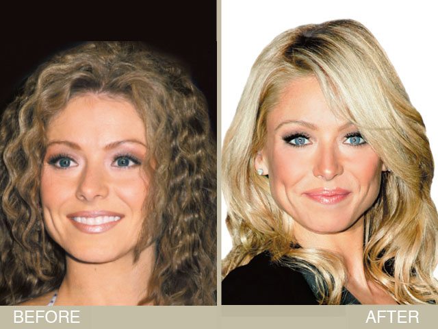 Kelly Ripa S Brown To Blonde Hair Makeover Newbeauty