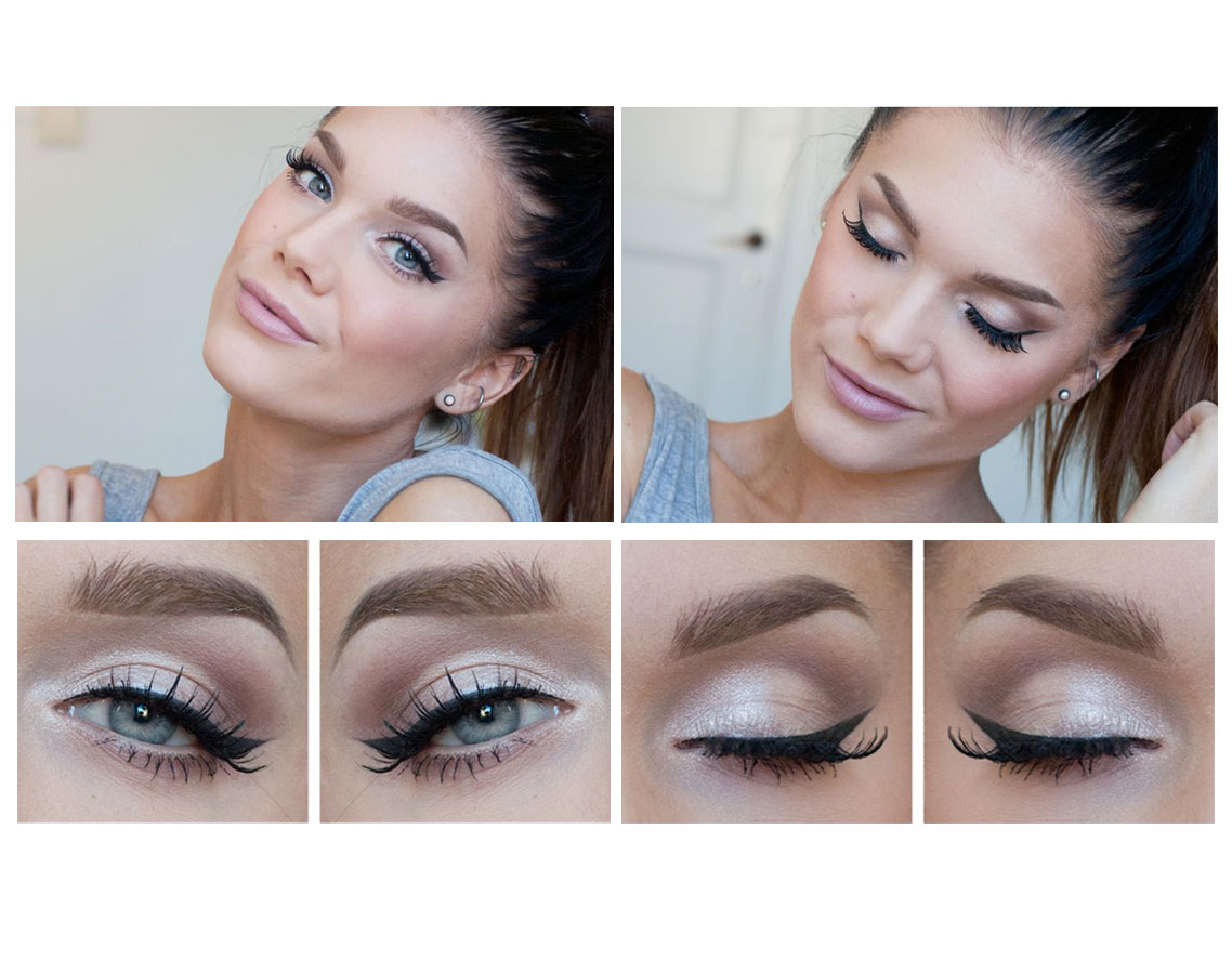 A Natural And Soft Winged Look
