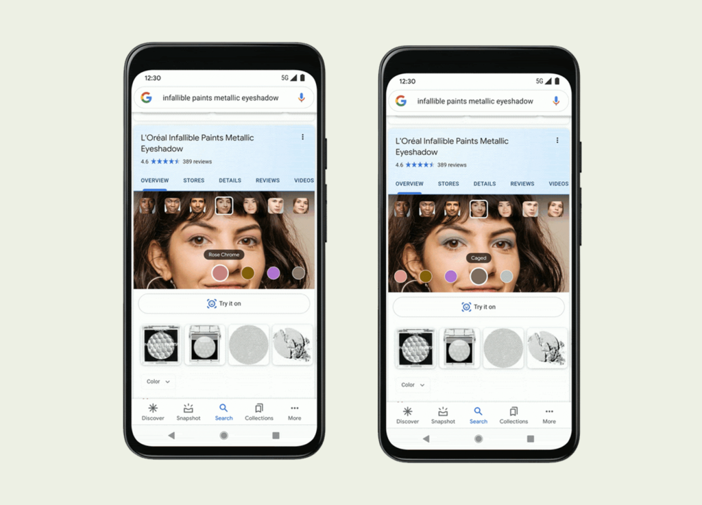 Google’s Newest Feature Allows Users to Virtually Try on Thousands of Makeup Products Before Buying featured image