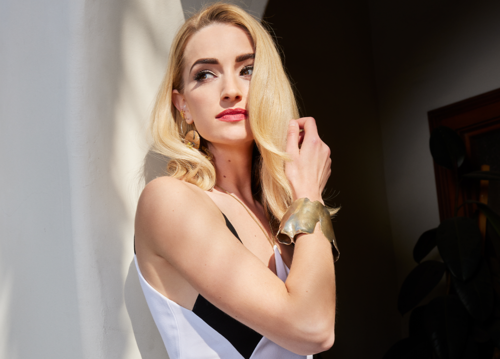 Brianne Howey and Her Coveted Brows Are Here to Deliver Some At-Home Beauty Tips featured image