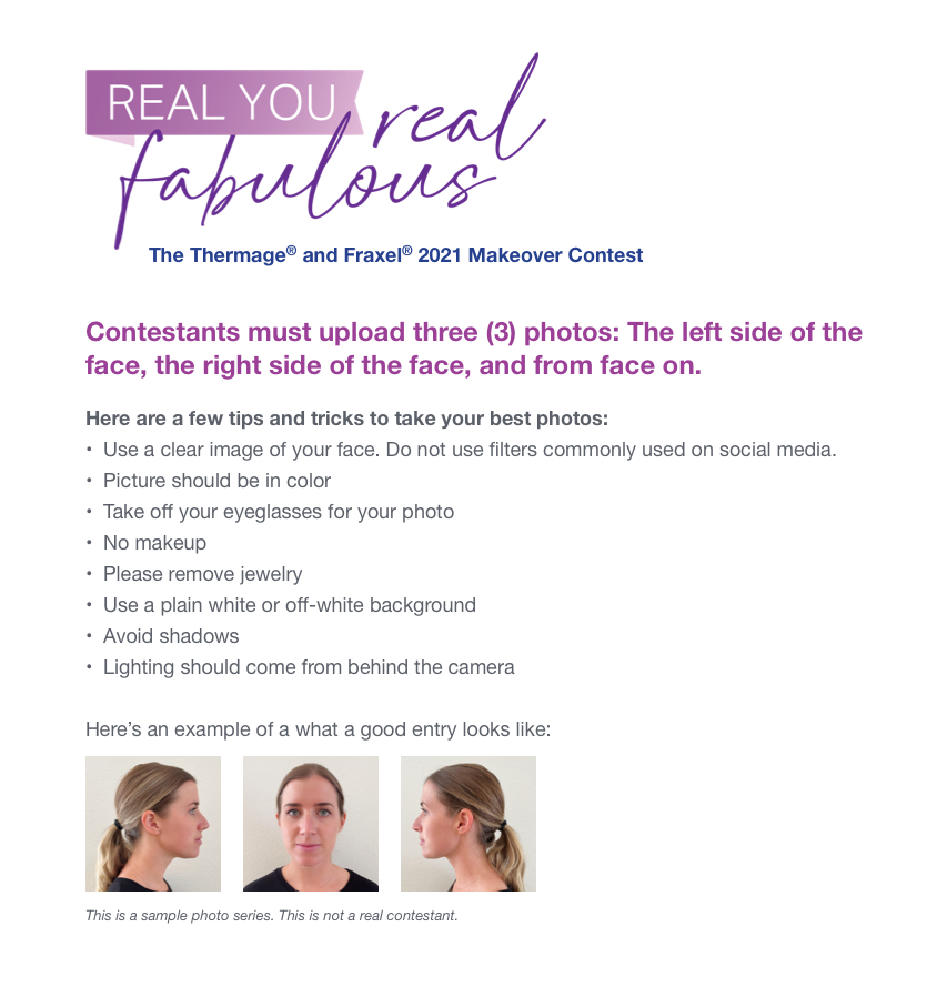 ThermaFrax® 'Real You, Real Fabulous' Contest Entry Submission Tips + Tricks