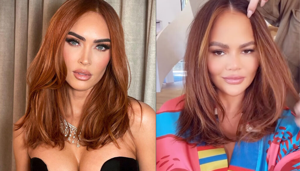 Megan Fox and Chrissy Teigen Lead the Red Hair Trend featured image