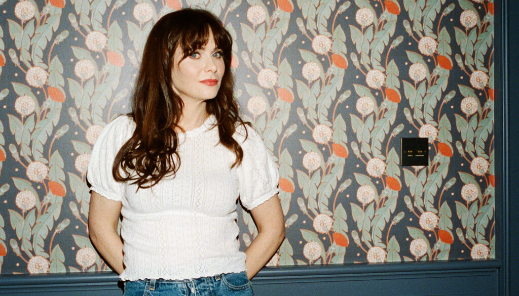 Zooey Deschanel Shares Her Favorite Clean Skin-Care Brands and Bang Tips for Beginners featured image