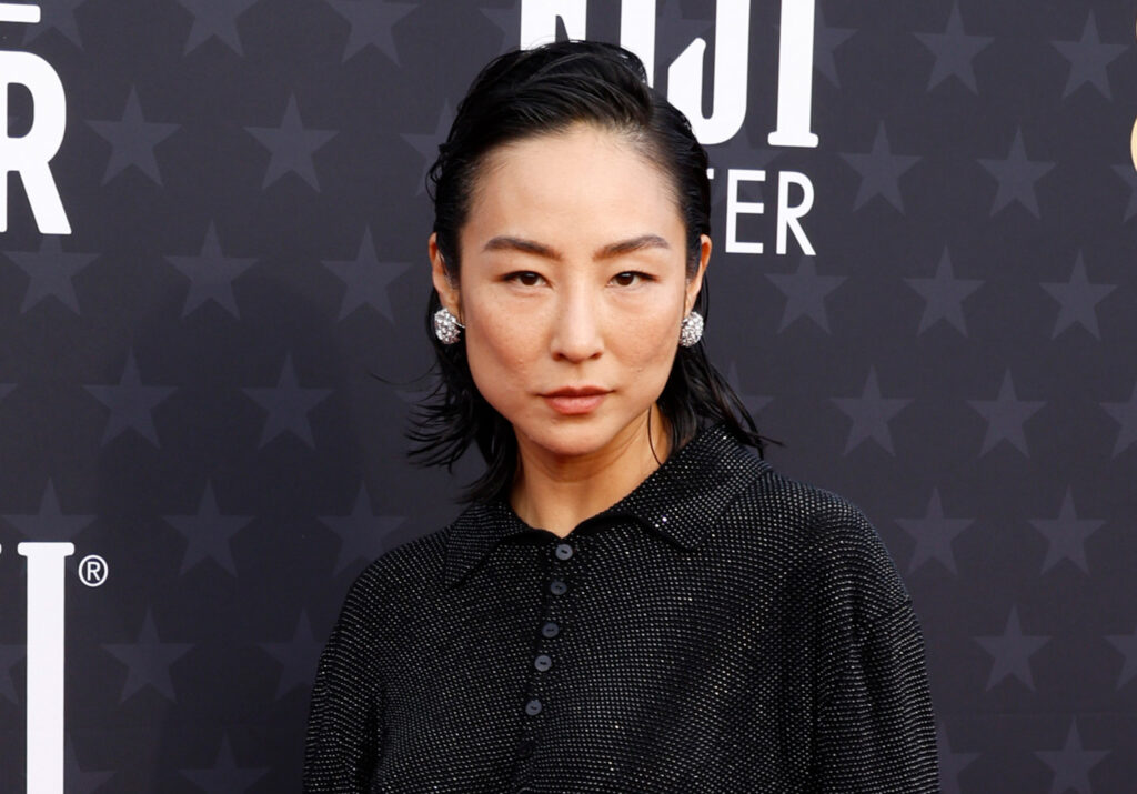 Greta Lee Is Bringing Back the Wet Look—Here’s the Oil She Used featured image